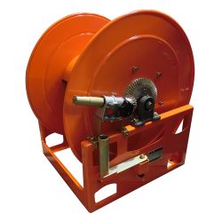 Bare Manual Rewind Hose Reel capable of holding up to 1 1/4