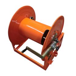 Bare Manual Rewind Hose Reel capable of holding up to 1 1/2