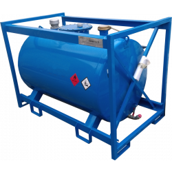 Equipco Transport tanks. Made in painted carbon steel. 898 Litre.