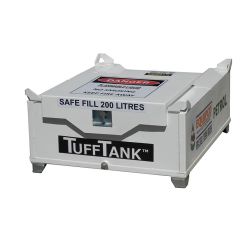 200Ltr Tuff Tank for petrol. Suitable for static/on ground storage only.