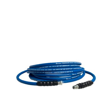 Bluwash 3/8" x 30mtr One steel wire braided pressure washer hose