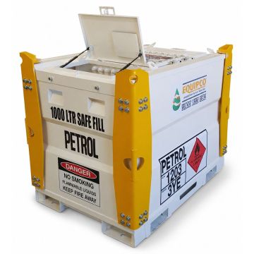 1000 Ltr Mine-Go Self bunded petrol tank.