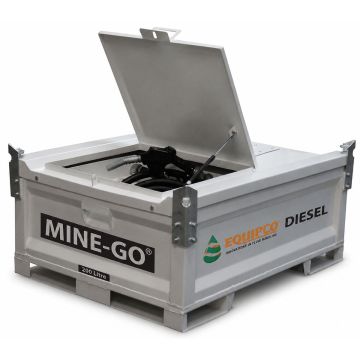 200 Ltr Safe Fill Capacity MINE-GO Self Bunded Steel Tank - Diesel