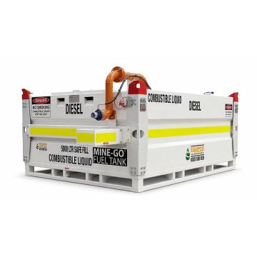 New design 3000 litre Mine-Go self bunded fuel tank for combustible liquids