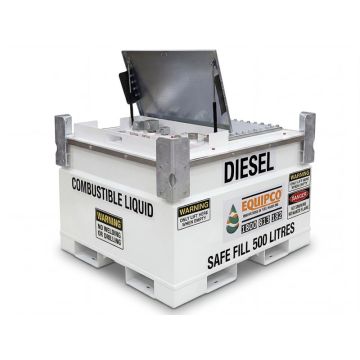 500 litre self bunded cube tank for Diesel