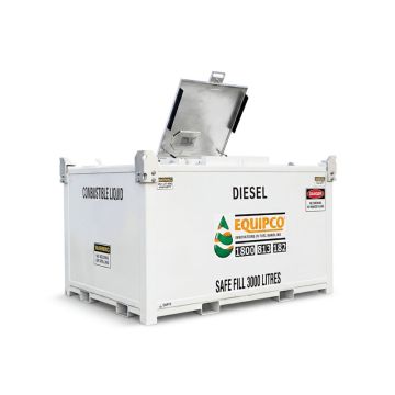 3000 Litre self bunded diesel tank with fill hatch