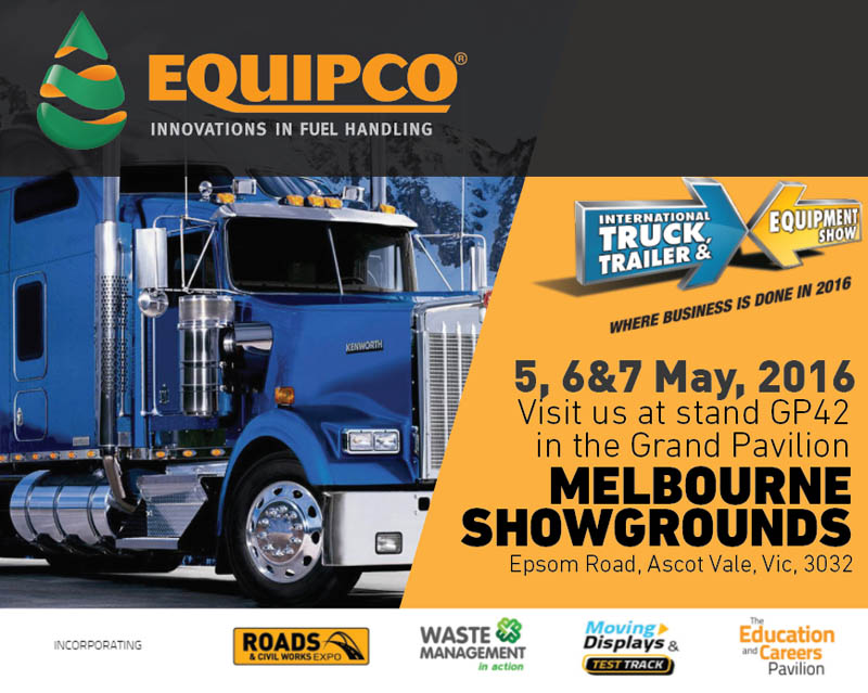 COME SEE EQUIPCO AT THE 2016 INTERNATIONAL TRUCK