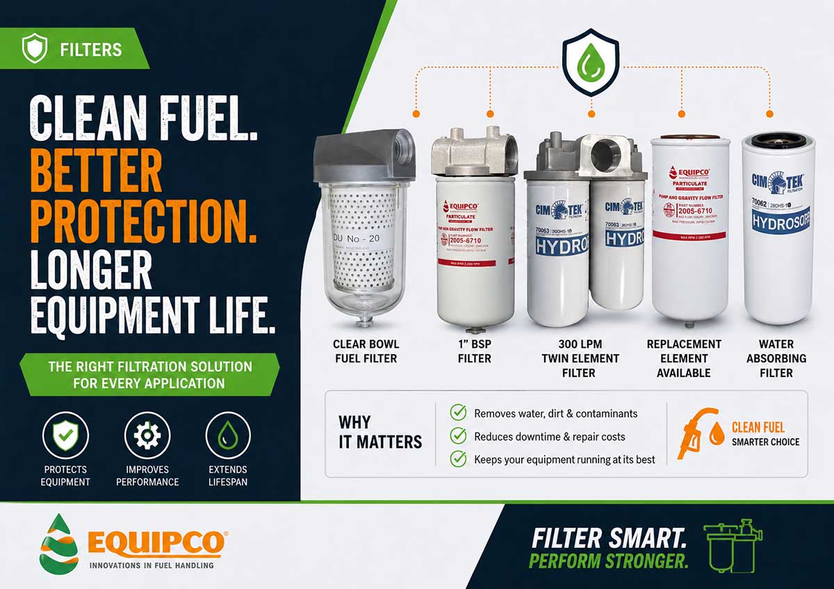Protect Your Equipment with High Quality Fuel Filtration     