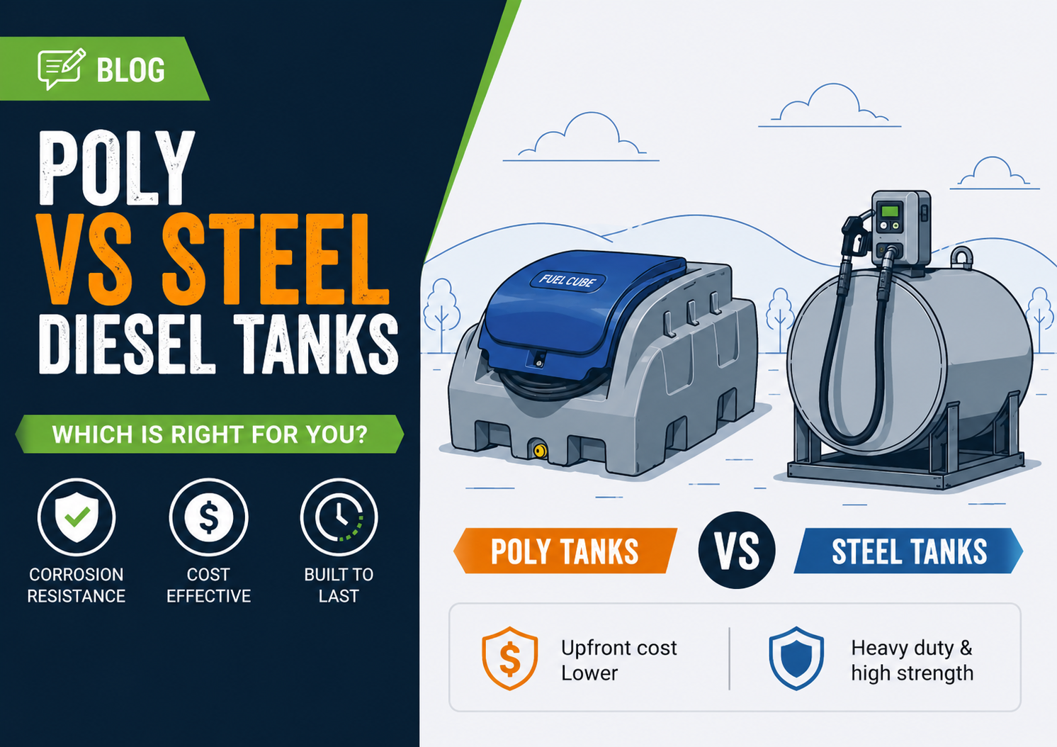 Steel vs Poly Diesel Tanks: What Australian Regulations Actually Say